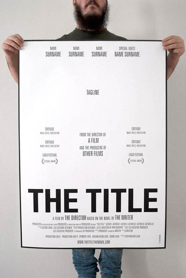 Movie Poster Template For Students Movie Poster Template For Students