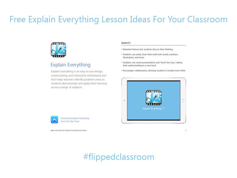 Free Explain Everything Lesson Ideas For Your Classroom -