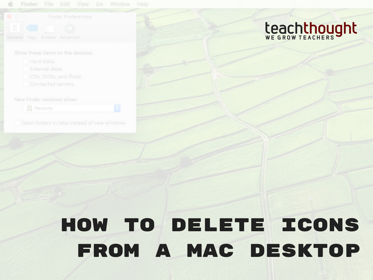 How To Delete Icons From A Mac Desktop