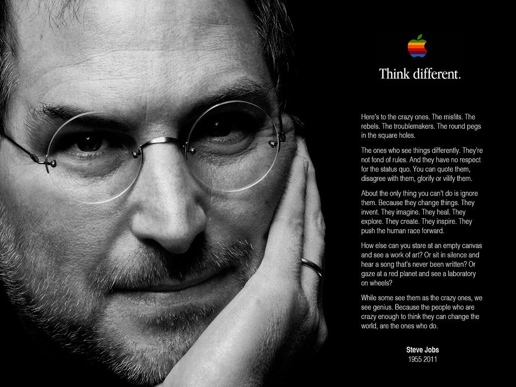 Think Different Steve Jobs And The Power Of Thinking Differently