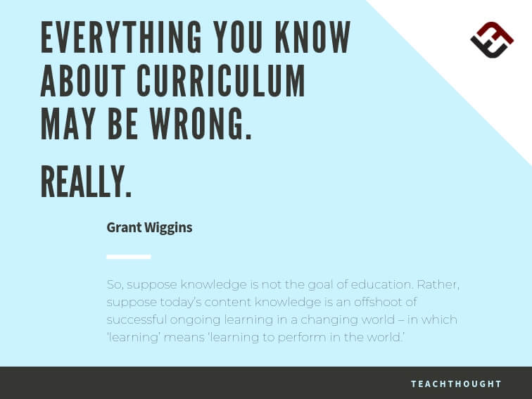 everything you know about curriculum may be wrong