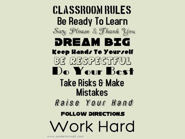 Common Classroom Etiquette and Rules for Students