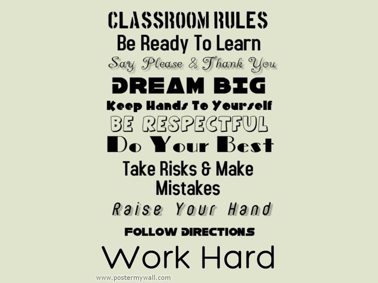 A Really, Really Well-Written Set Of Classroom Rules