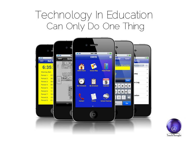 Technology in education can only do one thing