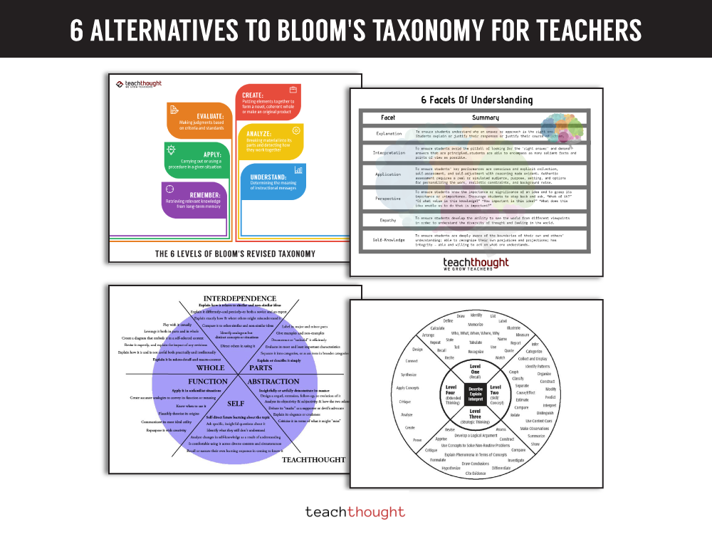 6 alternatives to Bloom's taxonomy for teachers