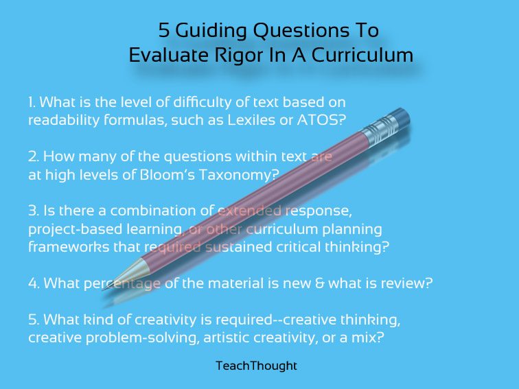 5 Questions To Evaluate Curriculum For Rigor