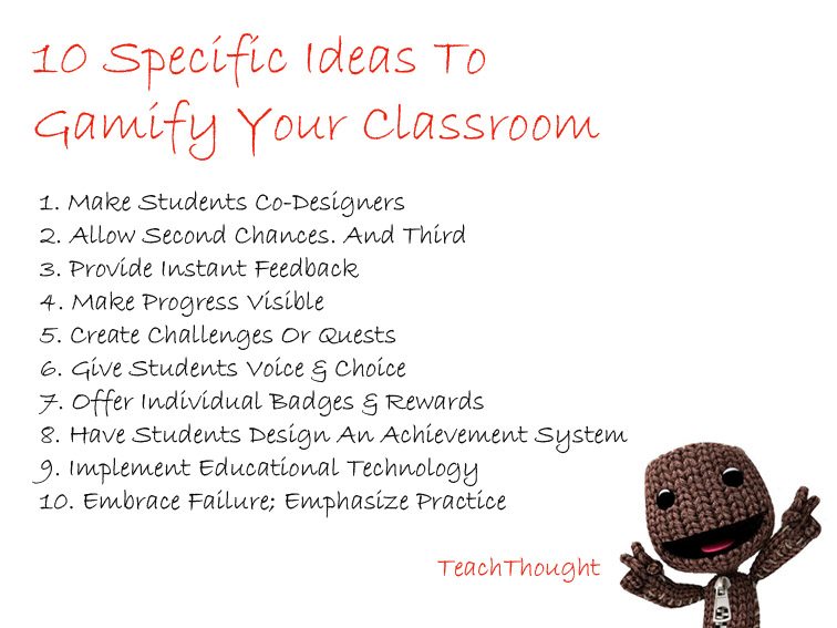 10 Specific Ideas To Gamify Your Classroom