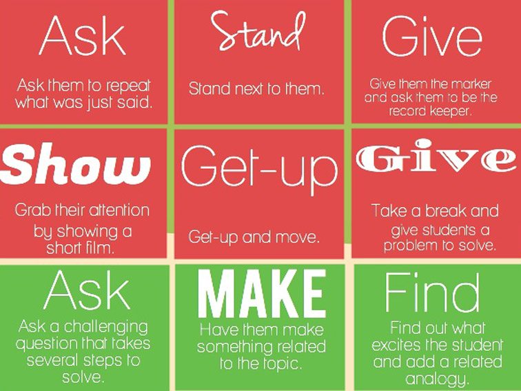 27 Ways To Respond When Students Don't Pay Attention