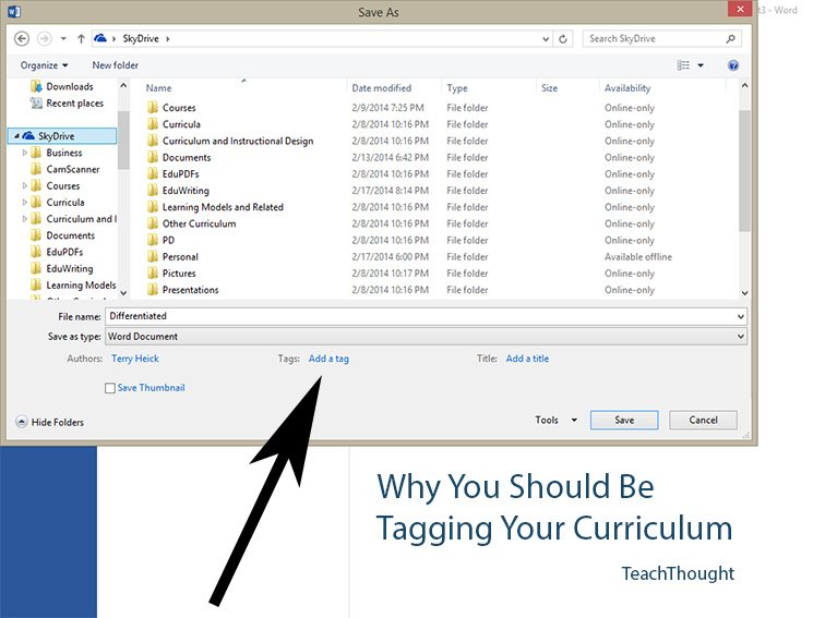 Why You Should Be Tagging Your Curriculum