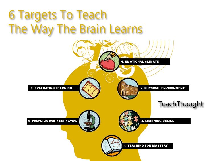 6 Targets To Teach The Way The Brain Learns