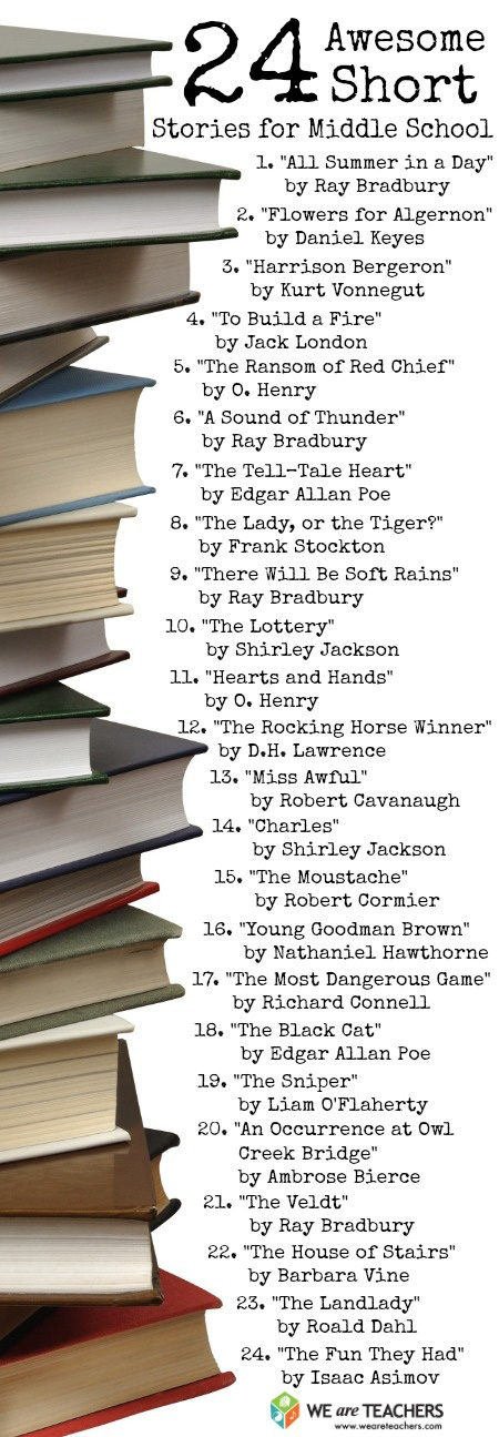 24 Entertaining Short Stories For Middle School