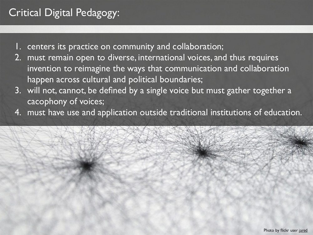 critical digital pedagogy