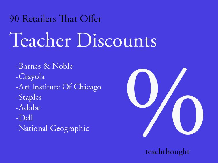 36 Retailers That Offer Teacher Discounts