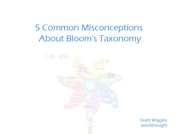 5 Common Misconceptions About Bloom's Taxonomy