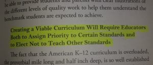 not teach standards