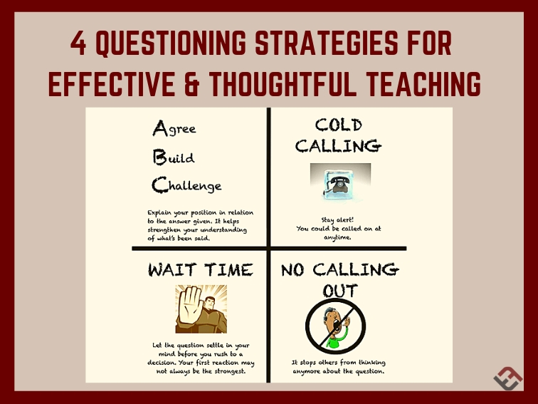 4 Questioning Strategies For Effective & Thoughtful Teaching -