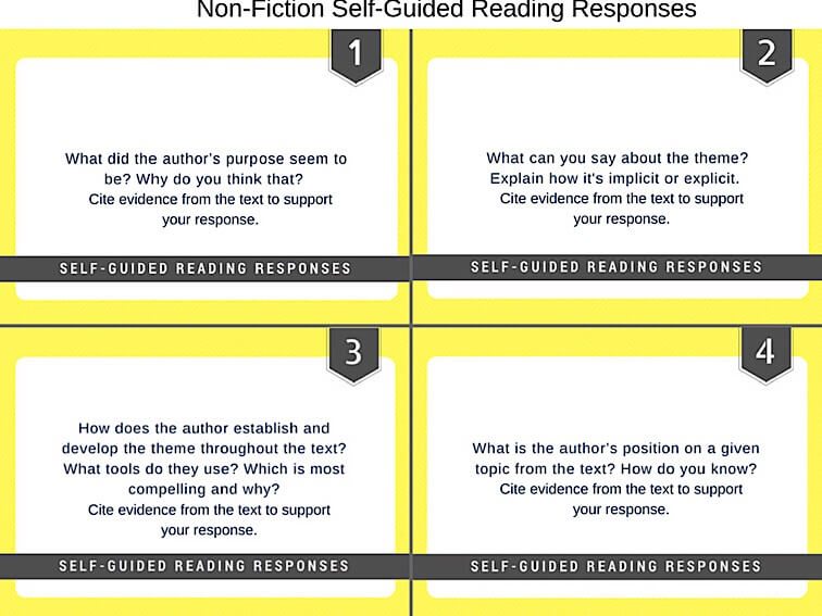 self-guided reading responses self-guided reading responses