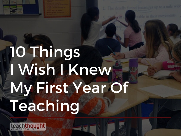 10 things I wish I knew my first year of teaching