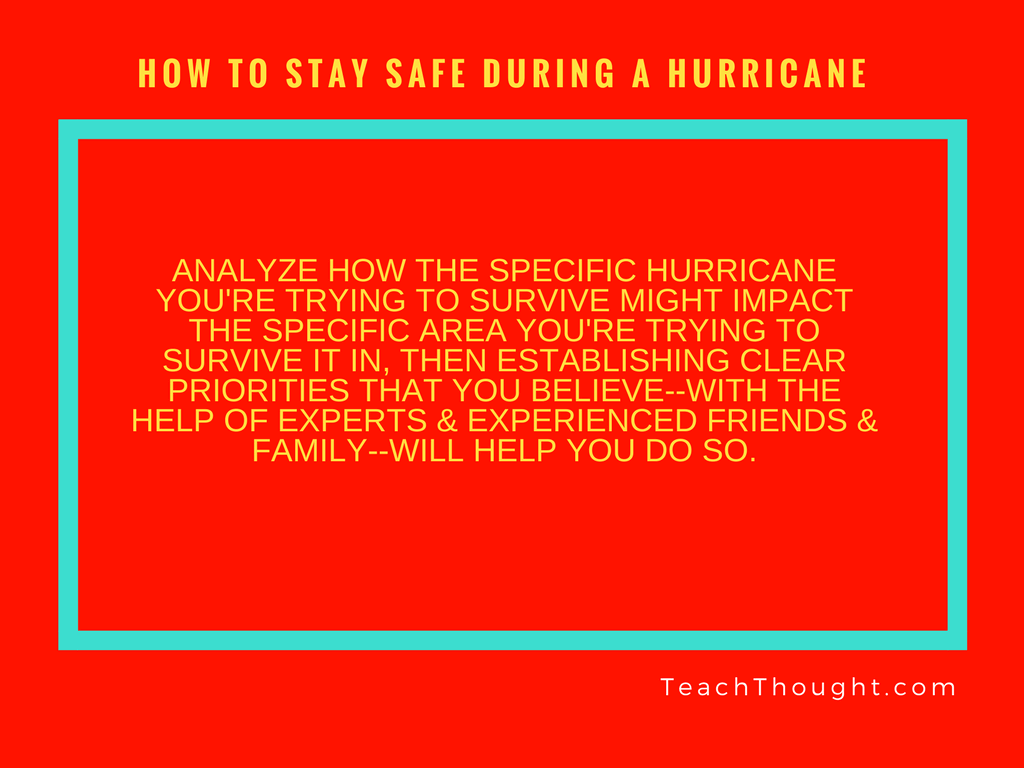 How to stay safe during a hurricane