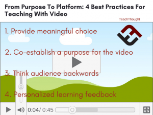 From Purpose To Platform: 4 Best Practices For Teaching With Video ...