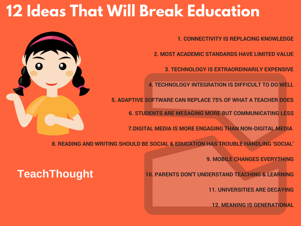 Future learning: 12 ideas that will break education