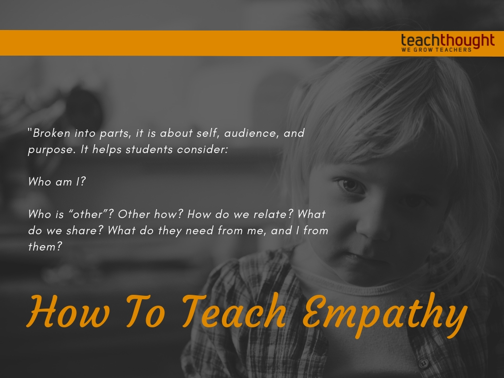 how to teach empathy quote