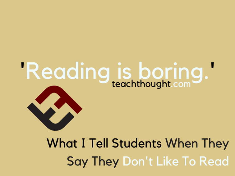 students reading