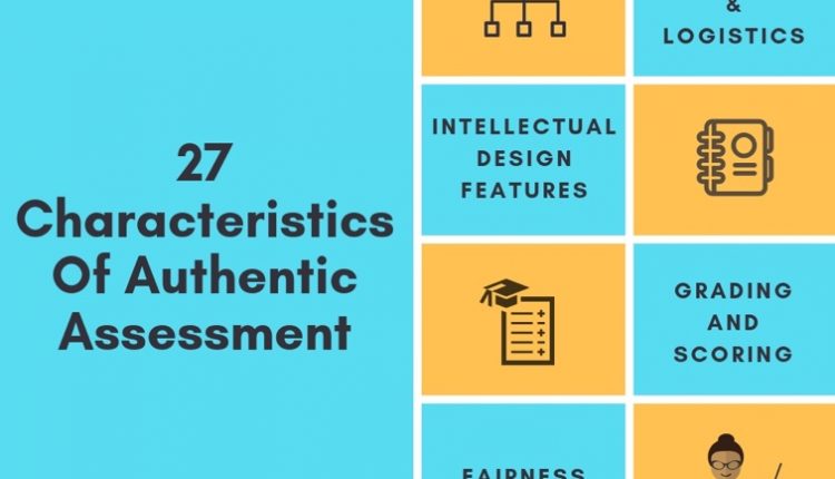 27 characteristics of authentic assessment