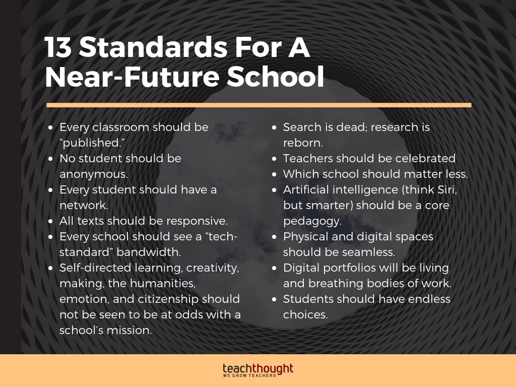 13 Standards For A Near-Future School