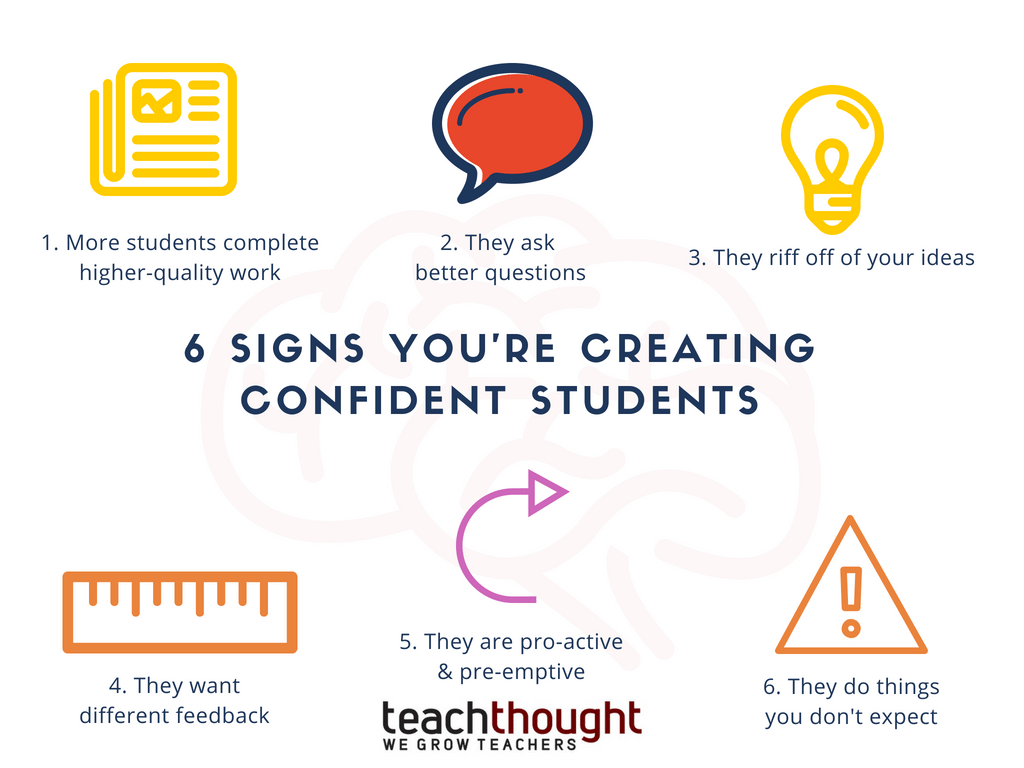 6 Signs You're Creating Confident Students