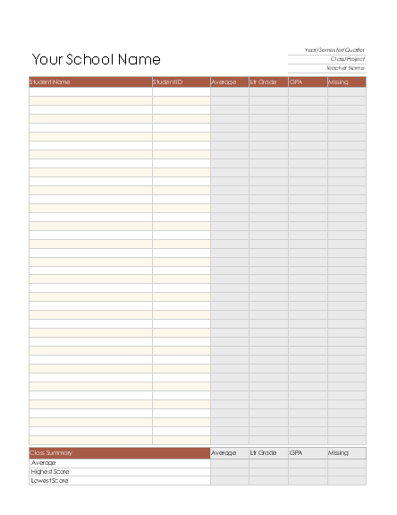 Spreadsheet Template Download from www.teachthought.com