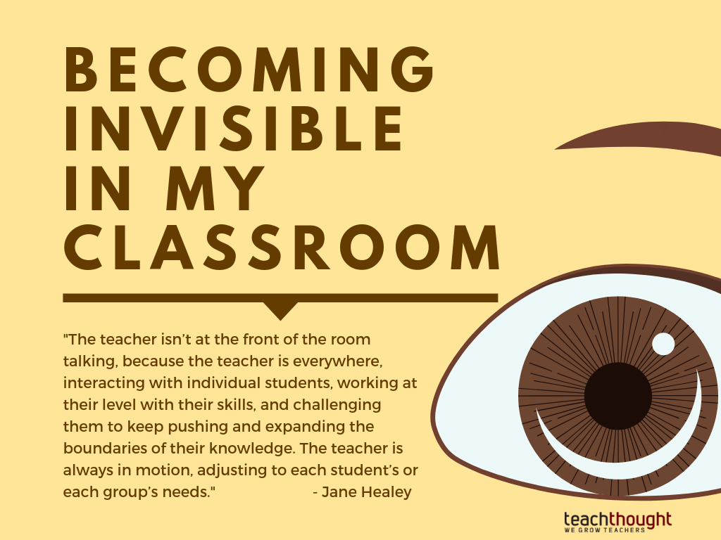 becoming invisible in my classroom quote