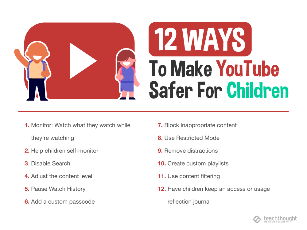 12 ways to make YouTube safer for children