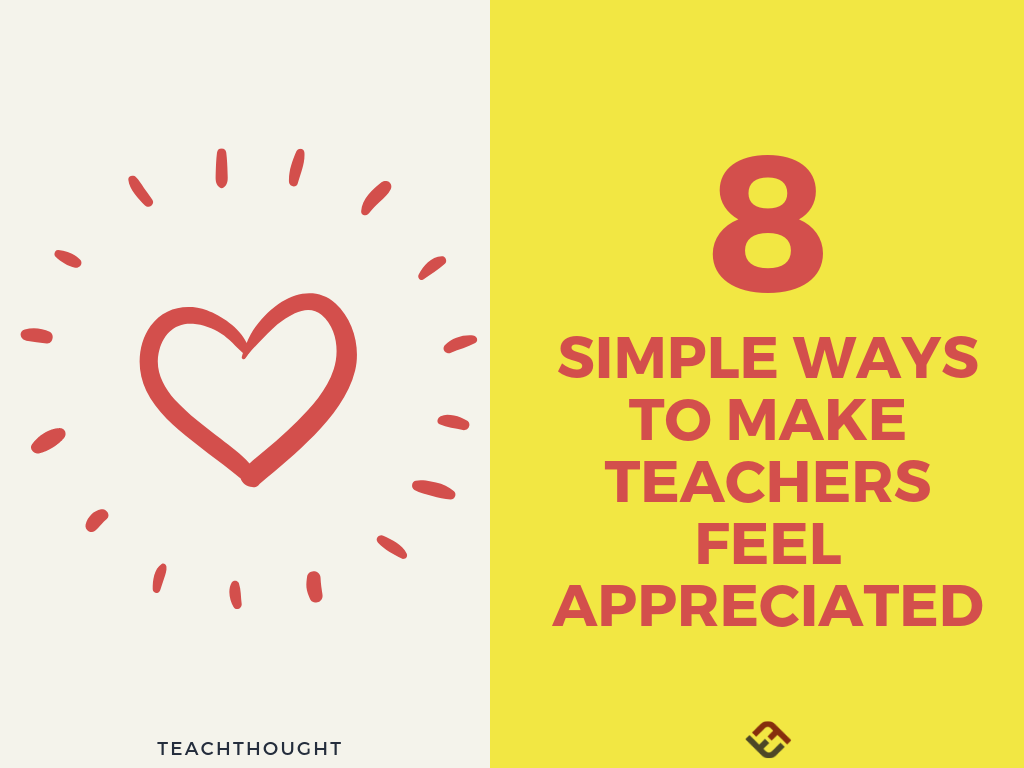 8 simple ways to make teachers feel appreciated