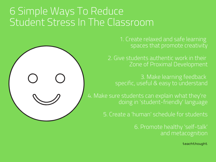6 ways to reduce stress in the classroom