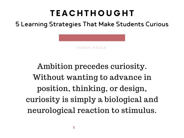 5 learning strategies that make students curious