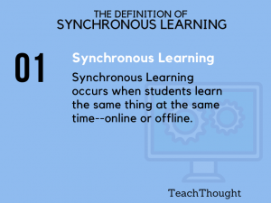 The Definition Of Synchronous Learning | TeachThought