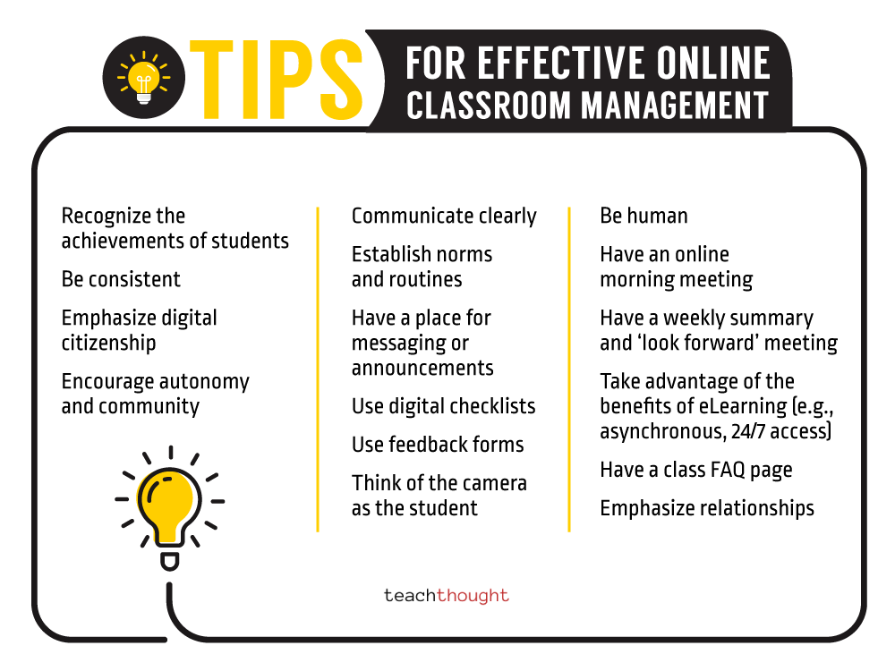 Online Classroom Management Tips