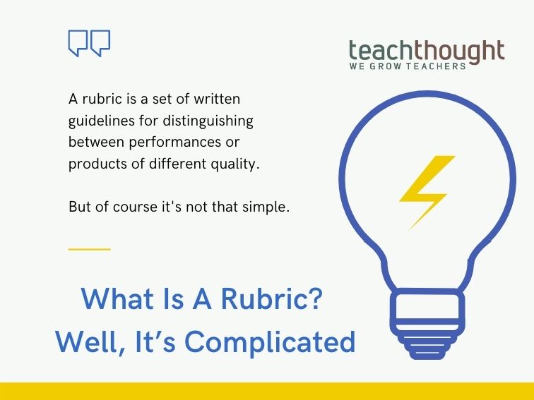 definition of a rubric