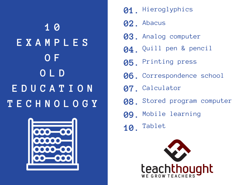 10 Examples Of ‘Old’ Education Technology