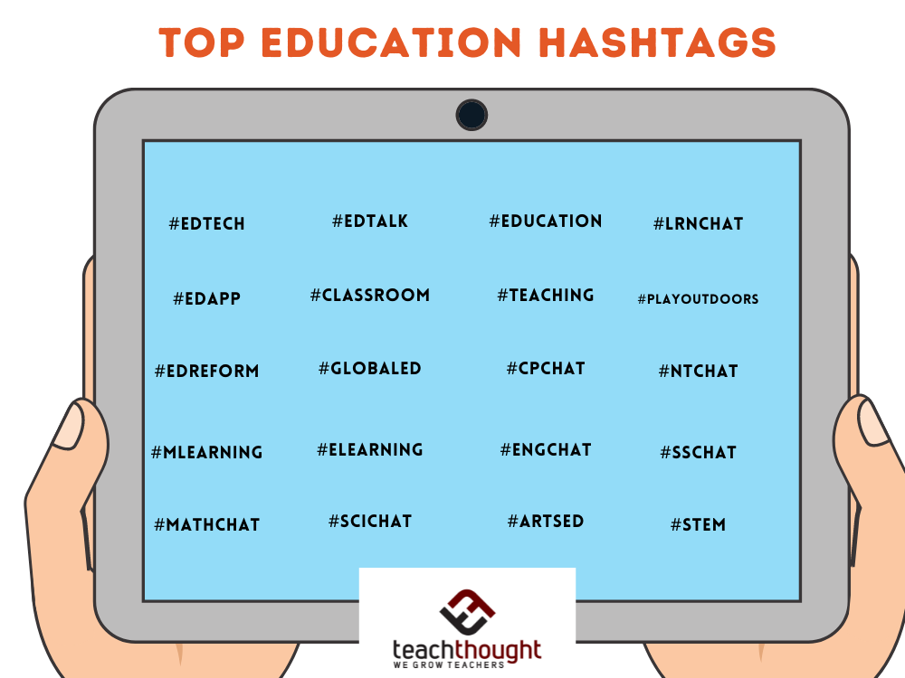 top education hashtags