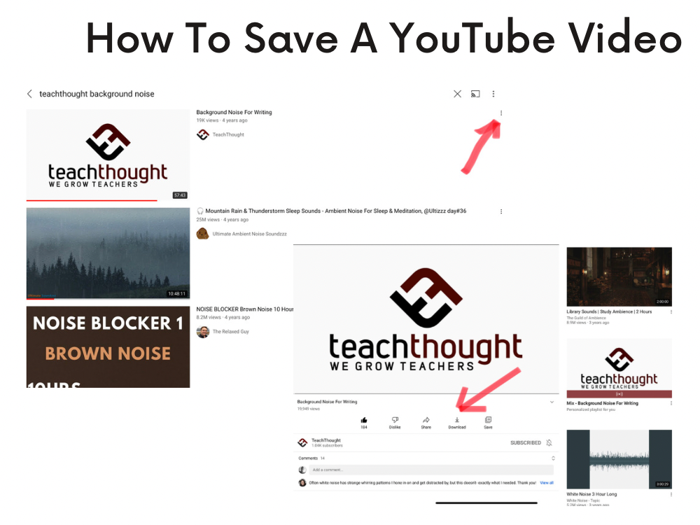 How To Save A YouTube Video