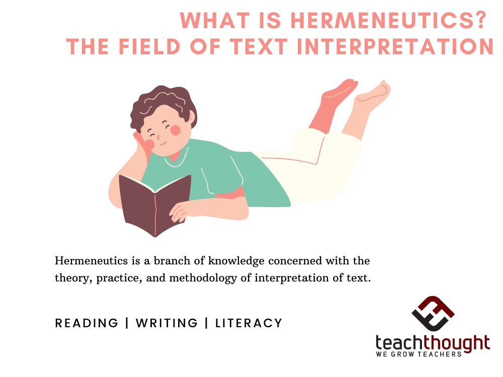 What is hermeneutics? the field of text interpretation