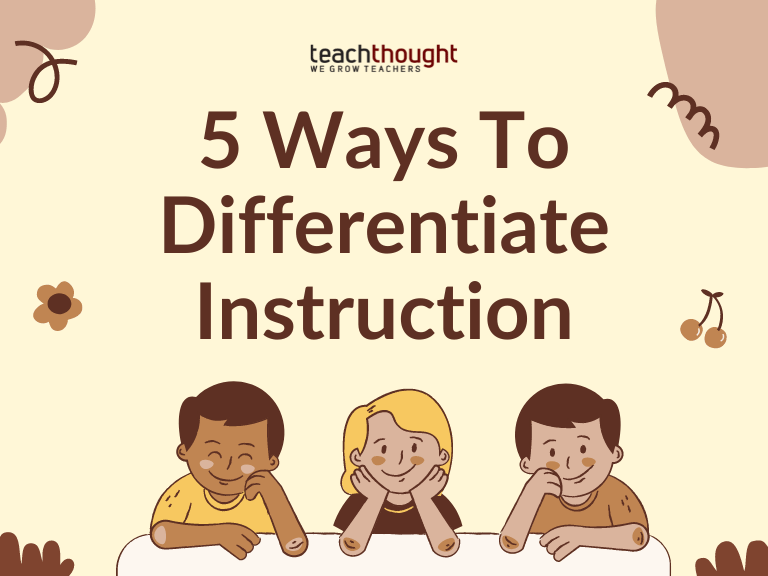 5 ways to differentiate instruction