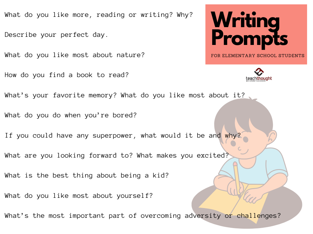 50 Writing Prompts For Elementary Students