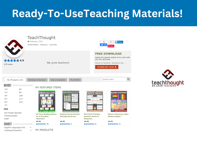 Ready-To-UseTeaching Materials