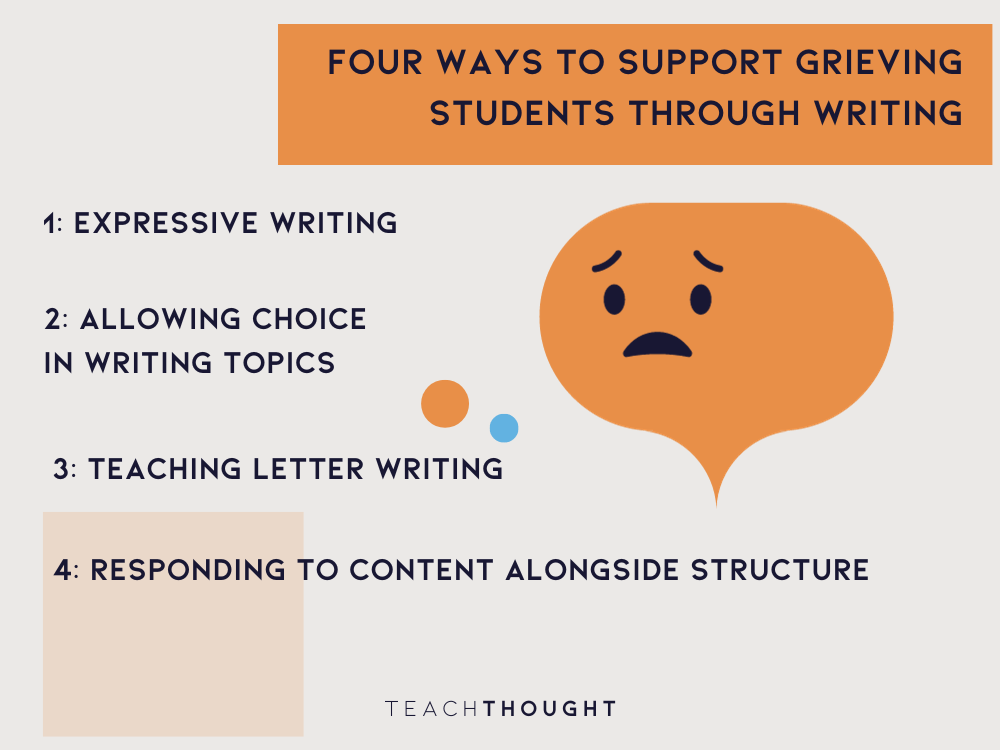 Four Ways To Support Grieving Students Through Writing