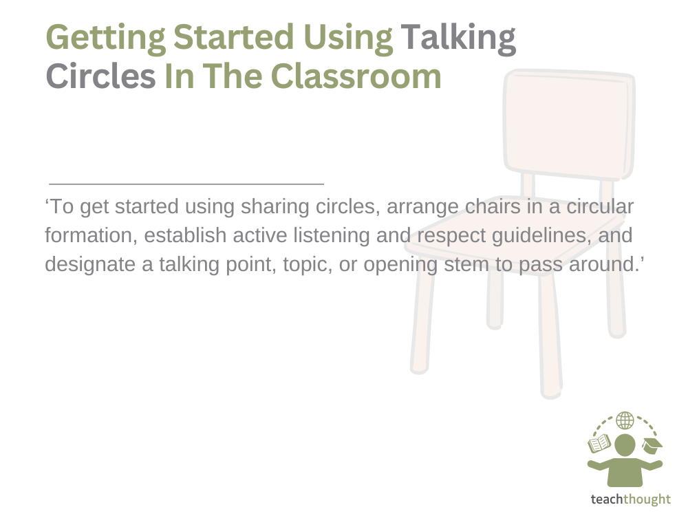 Getting Started Using Talking Circles In The Classroom –