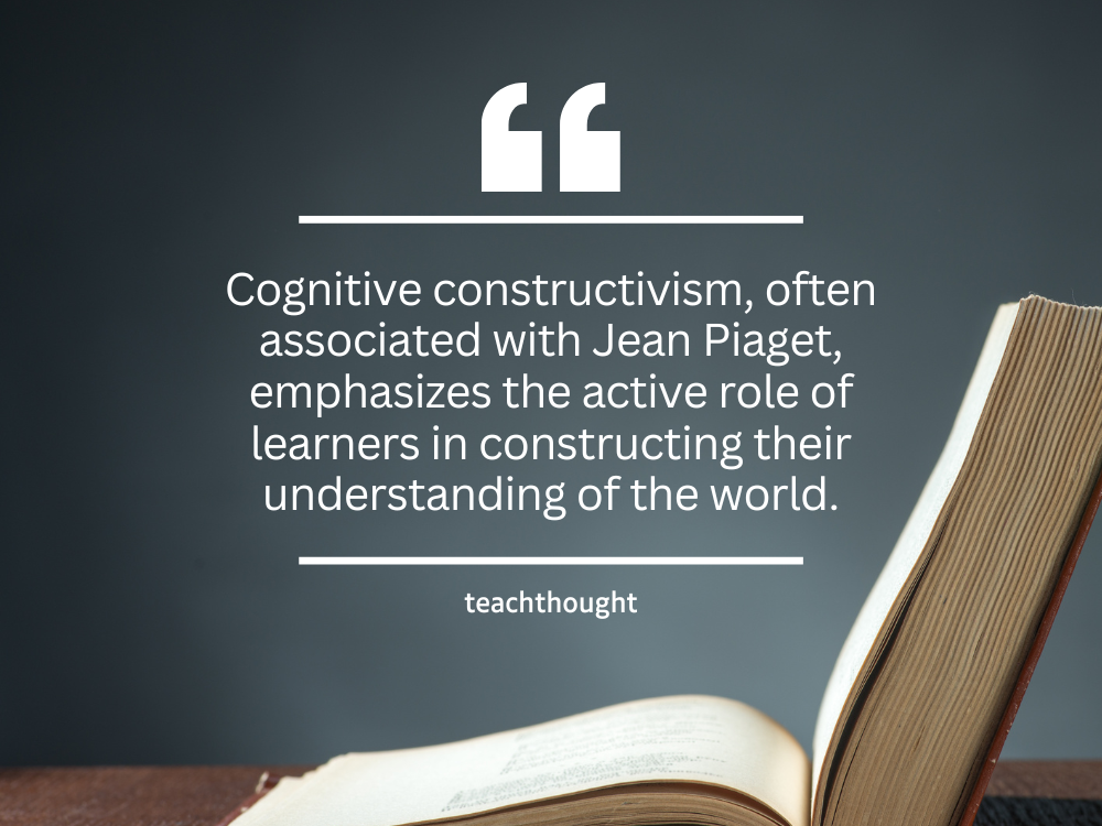 What Is Cognitive Constructivism