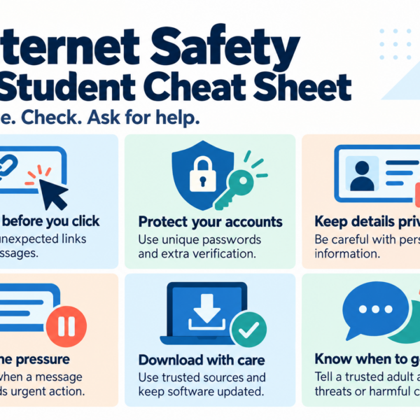 Digital Media Use In Schools: An Internet Safety Cheat Sheet